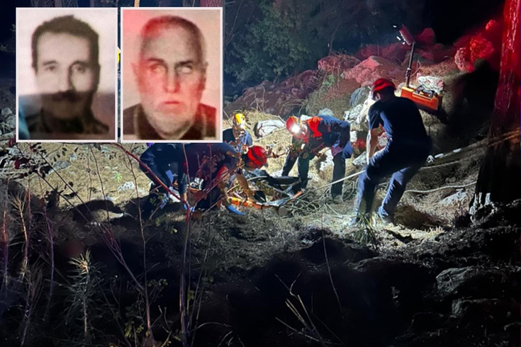 Horrific accident in Antalya! Two people died and four were injured in the vehicle that rolled down a 50-meter cliff.
