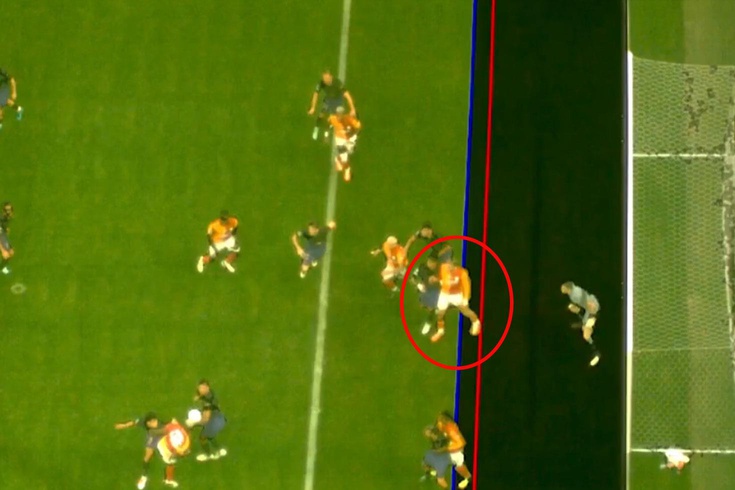 Galatasaray's goal was disallowed by VAR.
