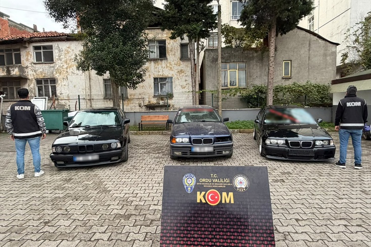 Ordu'da 6 araca el konuldu: Motor ve şase numarası iddiası