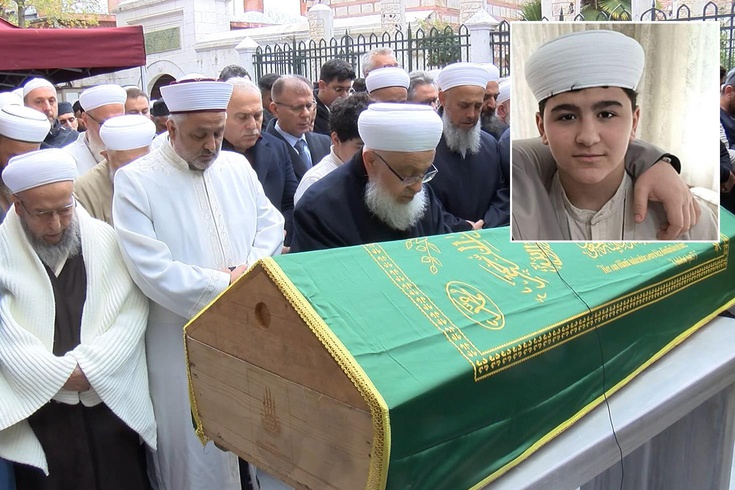 Elektriğe kapılarak ölen 14 yaşındaki genç hafız son yolculuğuna uğurlandı