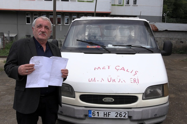 Trabzon'dan hiç çıkmayan kamyonete İstanbul otoyolundan ceza! Emekli polis sahte plaka endişesiyle başvuracak