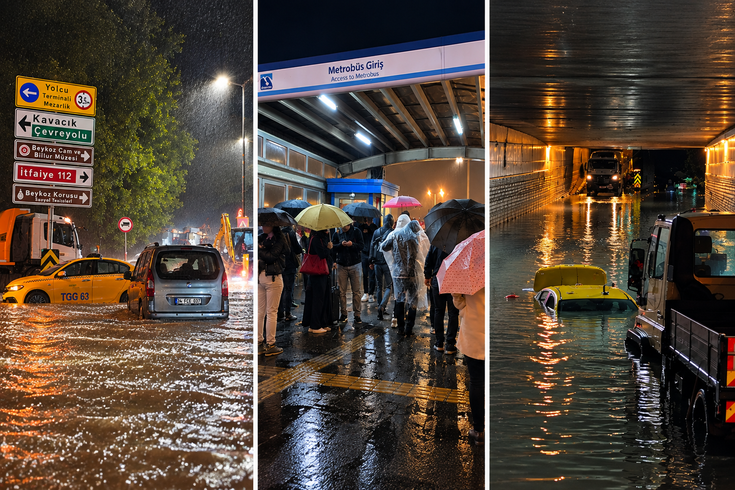İstanbul'da felaket gecesi: 2 can kaybı, 2 bin 518 ihbar