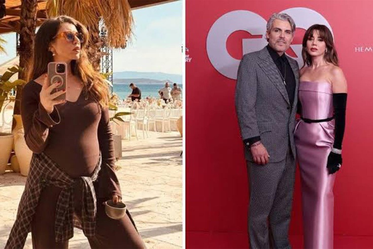 Gökçe Bahadır, who is preparing to become a mother, took a break from her work.