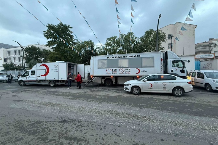 Diyarbakır Çermik'te Kızılay'ın kan bağışı kampanyasında 130 ünite kan toplandı