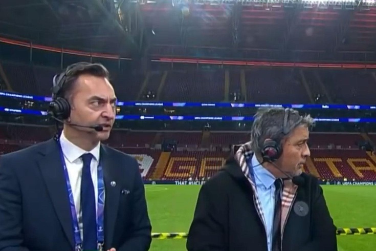 The first response has come to claims that a whistle was played over the loudspeaker at Galatasaray.
