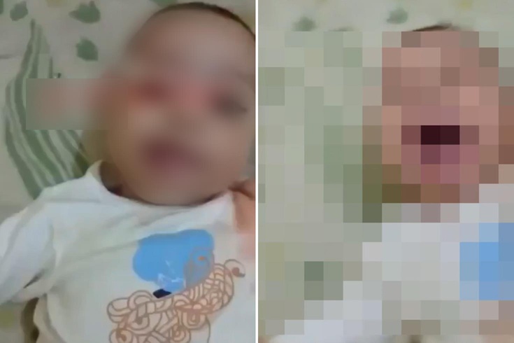 Outrageous footage! She abused her 4-month-old baby and sent a video to the baby's father.