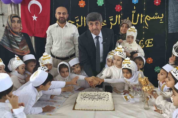 Mersin Anamur'da 4-6 yaş çocuklar için Bed-i Besmele merasimi düzenlendi