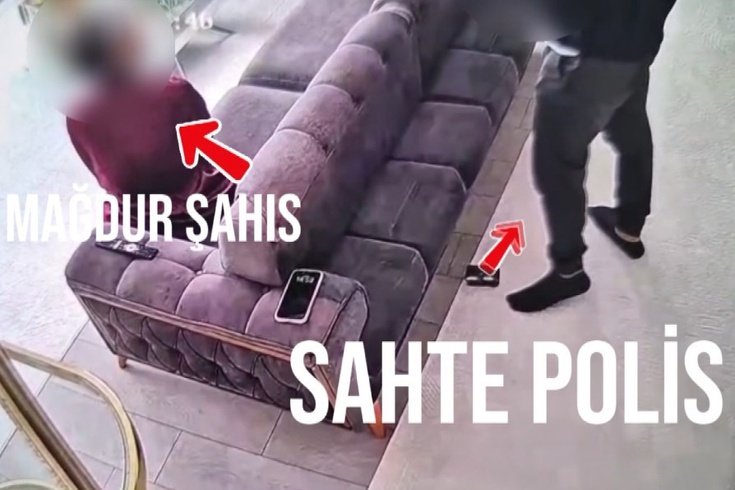 Aksu'da polis kimliğiyle para alan şüpheli, kamera takibiyle yakalandı
