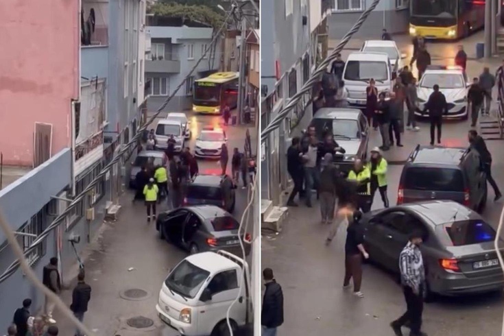 Mahalleliye bak sen! Şüphelileri kaçırdılar, polis ateş açtı