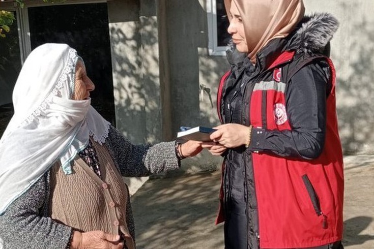 Erzurum'da yaşlılara evde psikososyal destek ziyareti