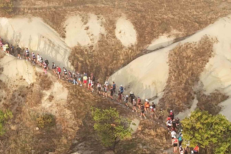 Kapadokya Ultra Trail'de 3 bine yakın sporcu parkurlarda yarışıyor