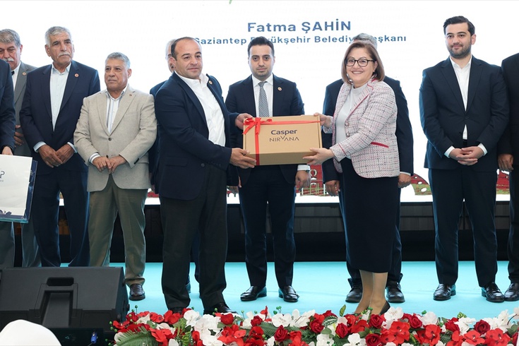 Gaziantep'te muhtarlar için konut kurası
