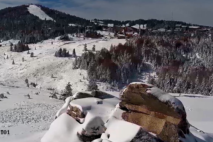 Uludağ'da kar kalınlığı 20 santimetreye ulaştı