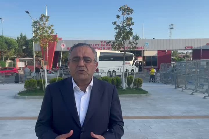 Tanrıkulu'ndan Marmara Cezaevi önünde hukuk vurgusu