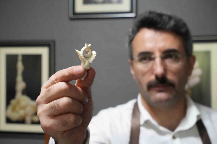 Ramiz Bulut'undan Oltu taşı tespih ustalık işlemleri yapıldı