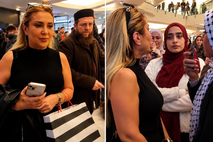 İsrailli kadına öfke büyüdü! Dev alışveriş merkezi tahliye edildi