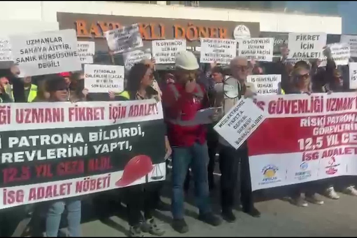 TÜM İSG-SEN'den İzmir Vinç Kazası Kararına Tepki