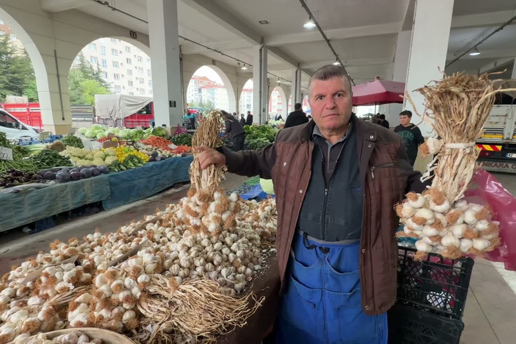 Yozgat'ta sarımsak fiyatları 50 liraya indi