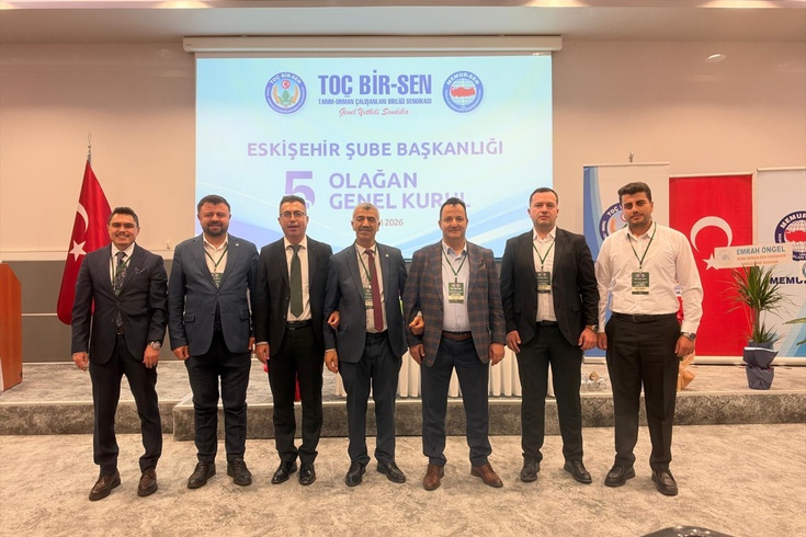 Karabağ, Toç Bir-Sen Eskişehir Şube Başkanlığına Yeniden Seçildi