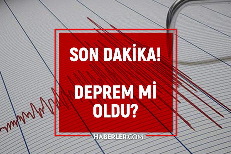 Antalya'da Gece İki Ayrı Deprem