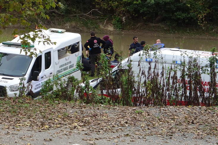 A woman's body was found in a stream in Giresun.