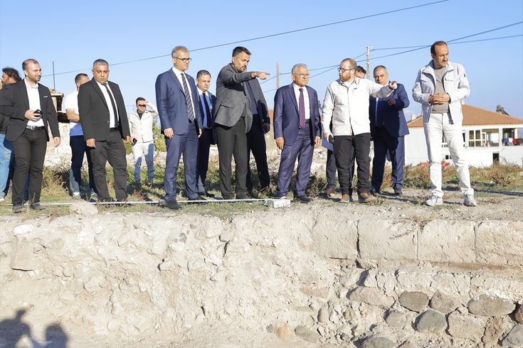Kayseri İncesu'da mozaik alanı kazıları devam ediyor