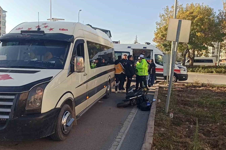 Seydişehir'de Motosiklet Kazası