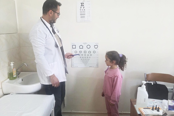 Sorgun Sağlık Müdürlüğü, tarama için 50 sınıf gezdi