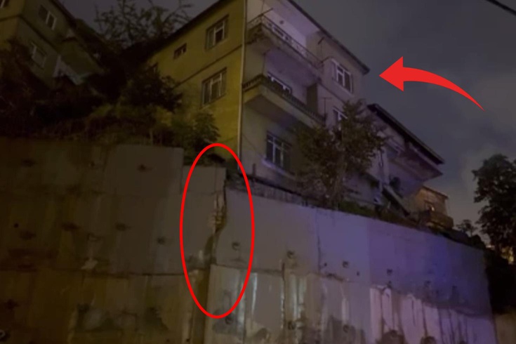 New footage in the building disaster in Zonguldak! The collapsed structure was captured on camera 4 days ago.