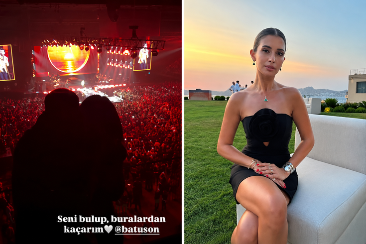 Buse Terim’s romantic concert post with her lover