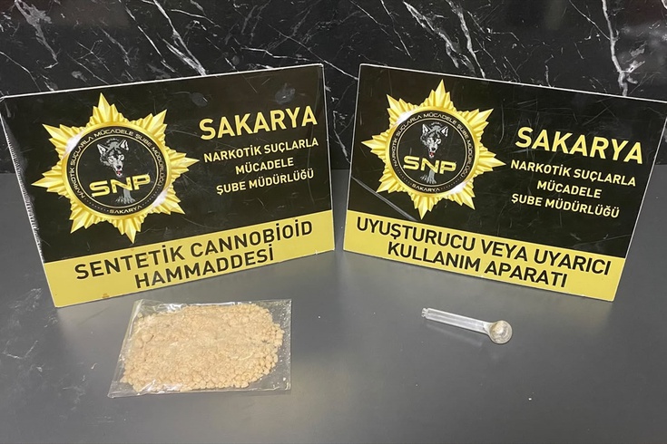 Sakarya'da uyuşturucu operasyonunda tutuklama