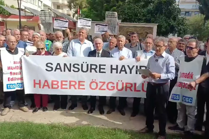 Adana'da üç basın kuruluşu tutuklu gazeteciler için çağrı yaptı