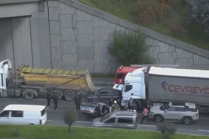 Pileup in Bağcılar! There are injured people