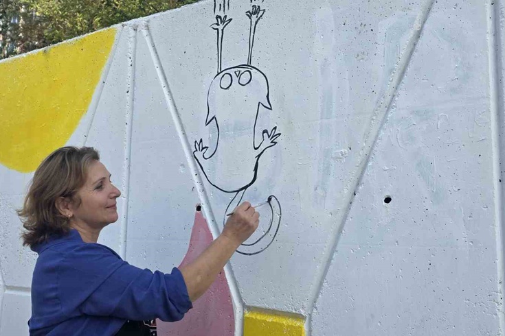 Bandırma Öğretmenevi duvarı sanatla süslendi