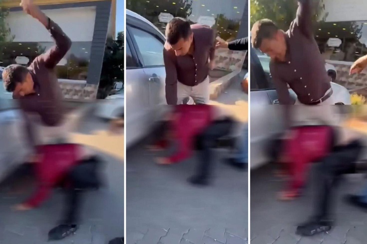 المشهد الذي أثار المدينة! اعتدى عليه بالضرب حتى الموت وهو يحمل سكينًا في يده