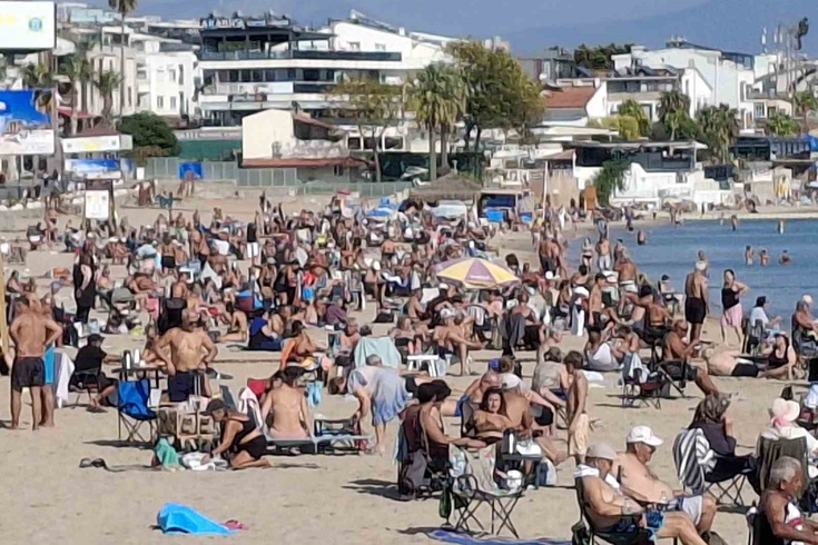 Didim'de ekim sonu deniz keyfi