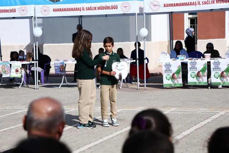 Kahramanmaraş'ta öğrencilere sağlık eğitimi
