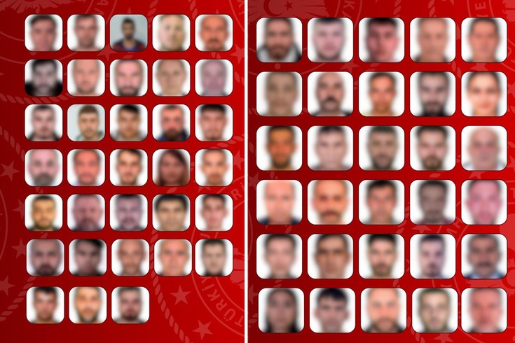 Kırmızı bültenle aranan 33 kişi dahil 63 firari 8 ülkeden Türkiye’ye getirildi