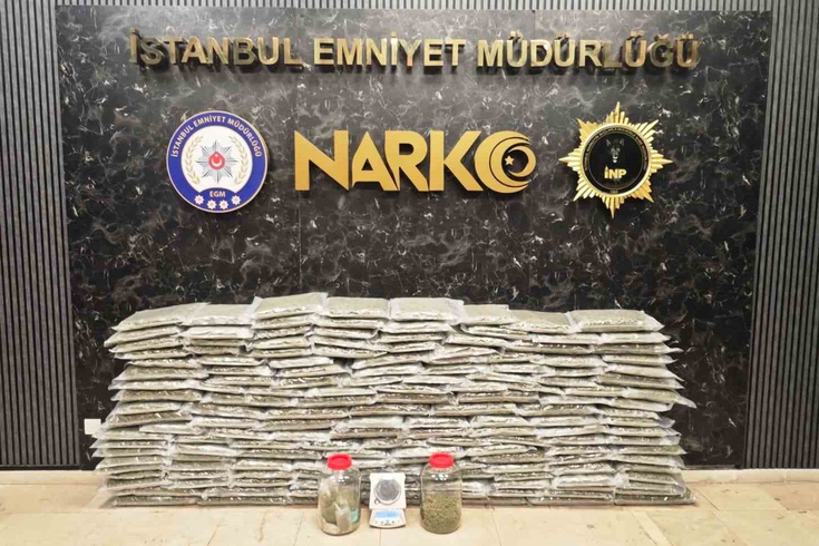 İstanbul ve Kocaeli'nde 100 Kilo Skunk Ele Geçirildi
