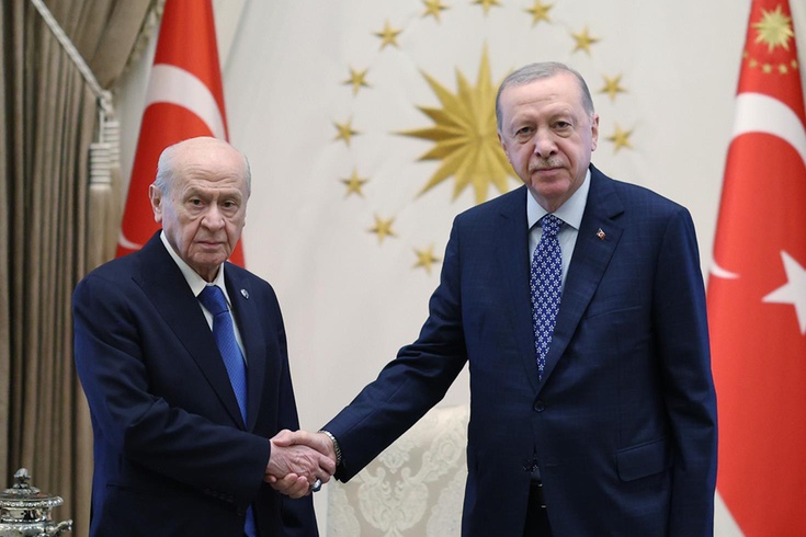 Erdoğan ile Bahçeli arasında sürpriz görüşme