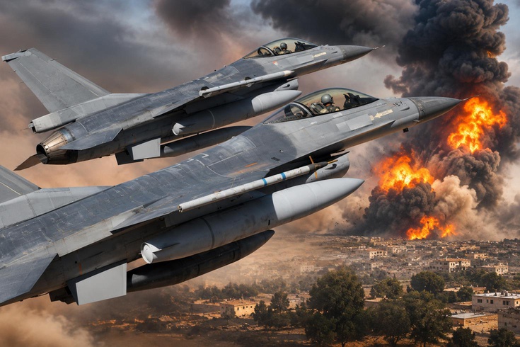 Ürdün'den Suriye'ye hava harekatı! Savaş uçakları bomba yağdırdı