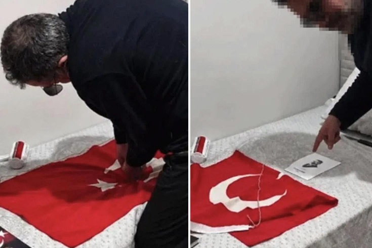 Atatürk ve Türk bayrağına hakaret eden öğretmen tutuklandı