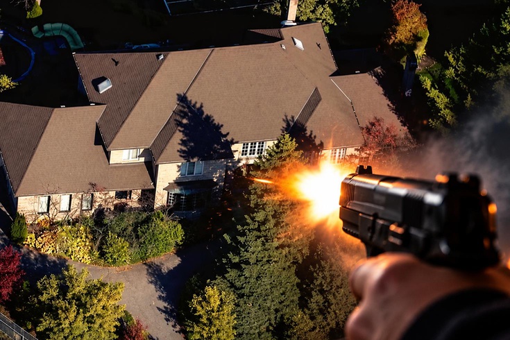 Bloody raid on million-dollar mansion! They sprayed bullets at businessman and his 2 daughters
