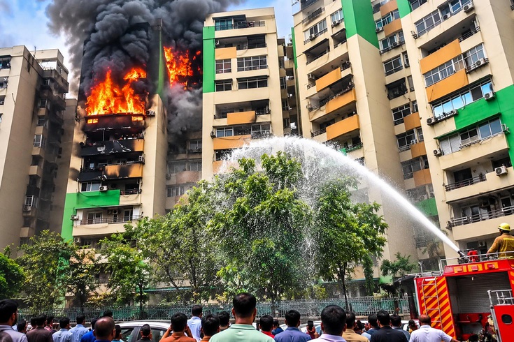 They came to put out the fire, but what they did left everyone speechless.