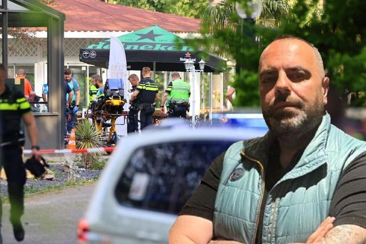 Otel terasında otururken...