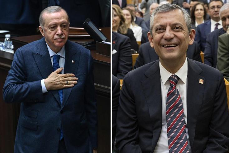 Cumhurbaşkanı Erdoğan'dan CHP lideri Özgür Özel'e teşekkür