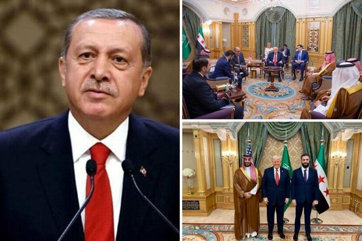 25 yıl sonra bir ilk! Trump ve Şara Riyad'da görüştü, Erdoğan zirveye telekonferansla katıldı