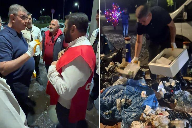 İzmir'de grev krizi büyüyor! Çöpleri başkan topladı, işçilerle karşı karşıya geldi