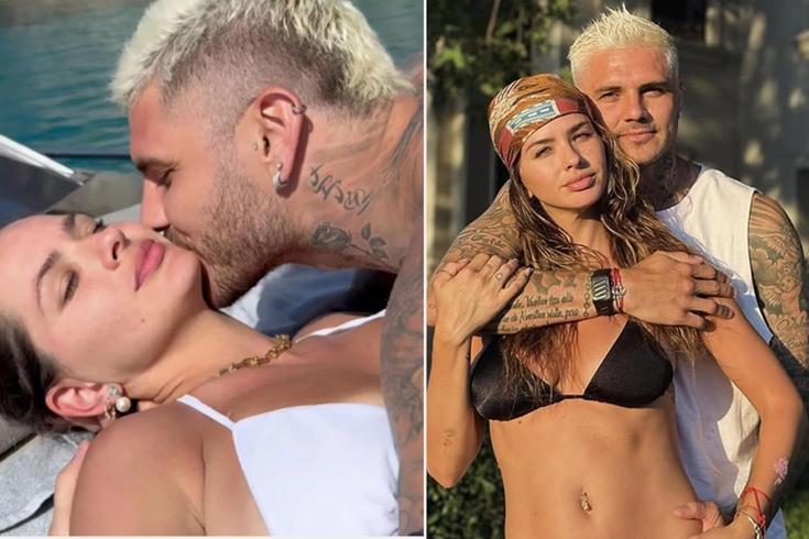 Teknede öpücük yağmuru! Icardi ile Suárez aşk tazeledi