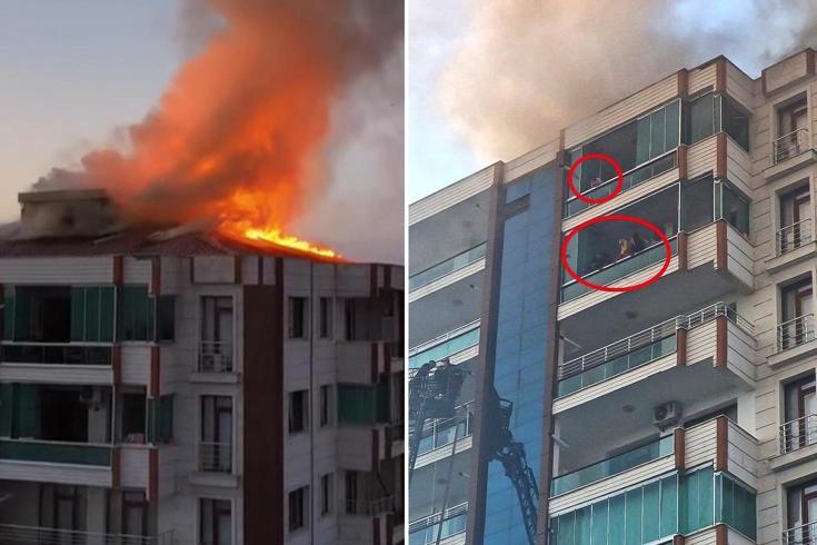 Yanıcı kablo kullanılmış